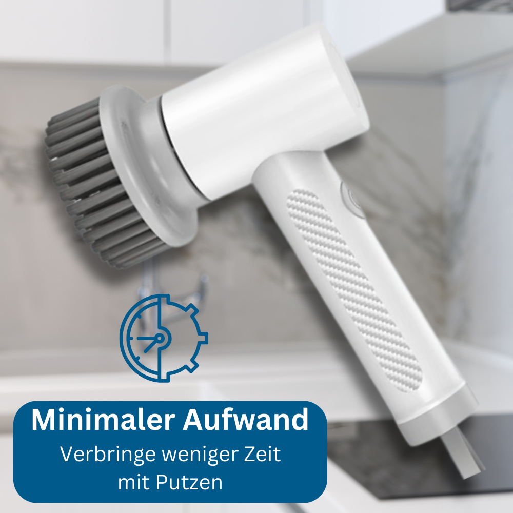 Elektrische Reinigungsbürste mit Wechselaufsätzen
