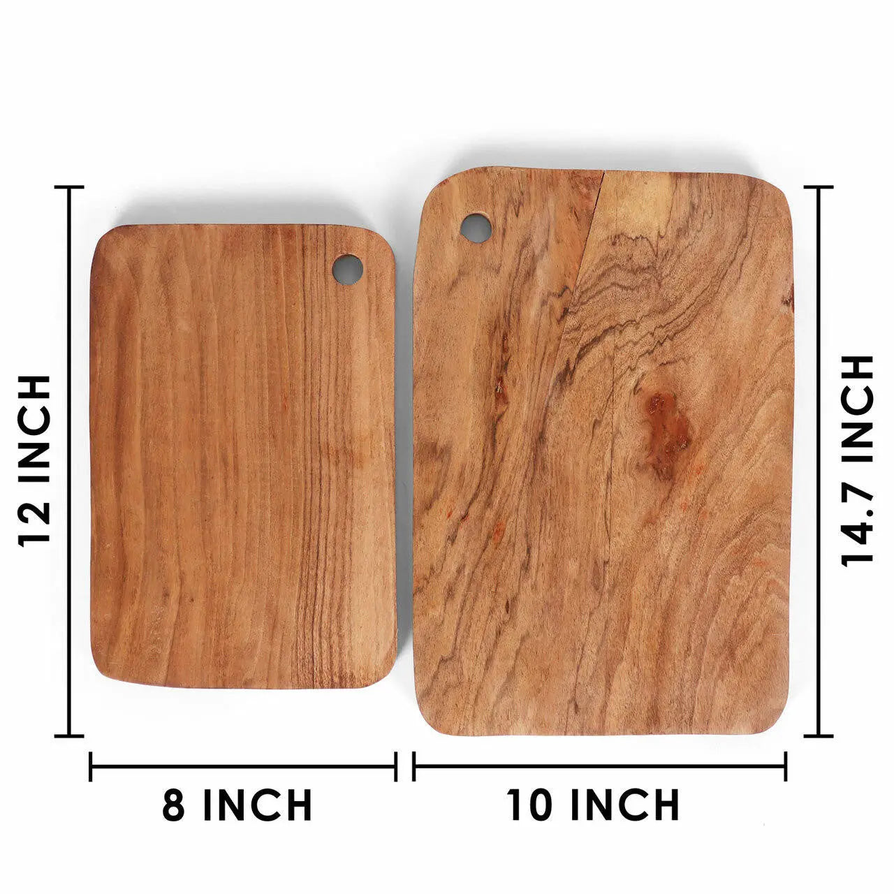Schneidebrett-Set aus Holz mit Aufhängung