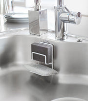 Metallhalter für Spülschwämme mit Saugnapf